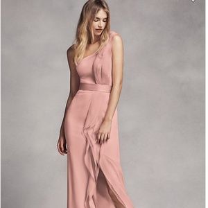 David's Bridal Ballet Pink Bridesmaid Dress New